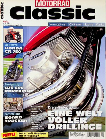 Deckblatt Motorrad Classic (07/2011)